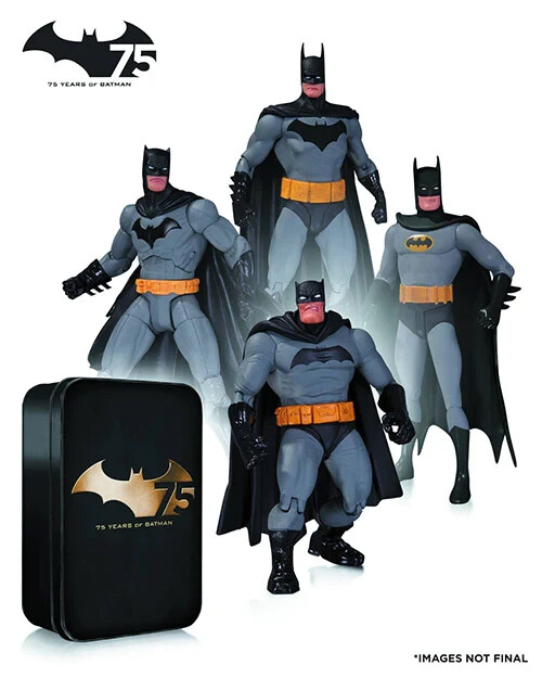 Batman 75 Years of Action Figure Collector Set 2 Miller Ross Capullo 1st App 4 6
