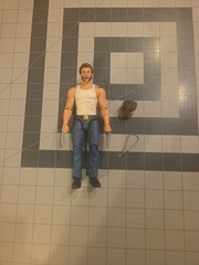 Marvel Legends Logan Wolverine From Movie Mcu Tank Top White Shirt