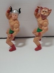Vintage 80s Unbranded MOTU KO Bootleg Figures Lot Daton Hulka Galaxy Heroes