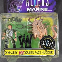 SPACE MARINE O’MALLEY VS QUEEN FACE HUGGER ALIENS ACTION FIGURE KENNER VINTAGE