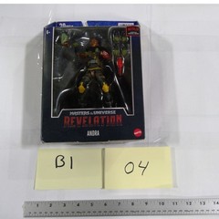 Mattel MOTU Revelation Andra Action Figure Unisex 7 inch Black New Damaged Box
