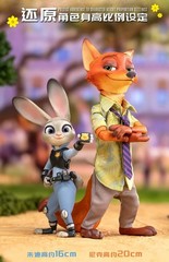 Popmart Gong Zootopia Bunny Best & Nick Wilde Friend Action FIgure In Stock New