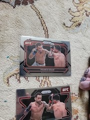 UFC Ultimate Collector Frankie Edgar Action Figure W/ 3 Panini Prizm Cards Mint