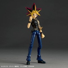 Kaiyodo Revoltech Yami Yugi -Yu-Gi-Oh! Duel Monsters- with Bonus Parts Japan New