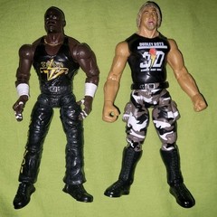 Jakks ECW WWE RVD Sandman Sabu Taz Foley Dudley Figure Lot