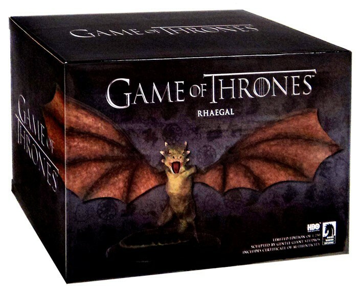 Game of Thrones Rhaegal Statue Figure Dark Horse