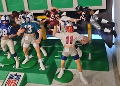 Lot Of 11 Random Kenner Starting Lineup Football Stars With Helmets Mint Cond.