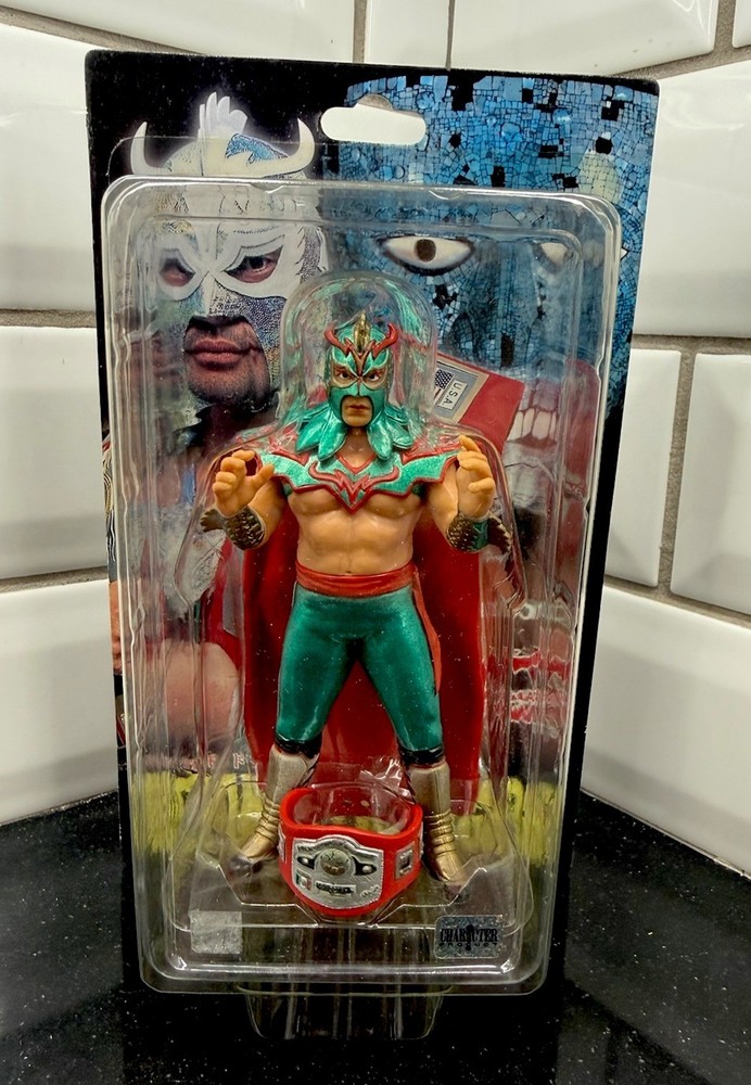 2001 CharaPro ULTIMO DRAGON Green Gear Figure WWE AEW Mattel NJPW AJPW CMLL ECW