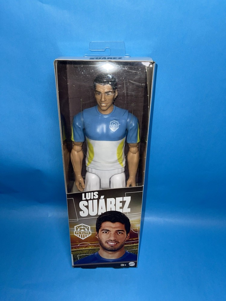 Luis Suarez FC Elite Soccer Action Figure Mattel Panini 2016 New