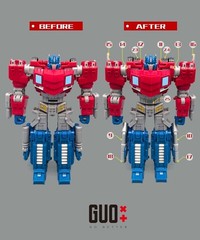 IN STOCK！GO BETTER Filler Upgrade Kit For Legacy United SDCC Orion Pax 3D Print