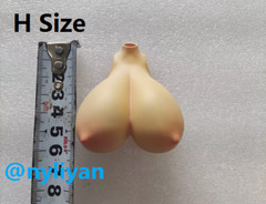 1/12 Female Big Huge Breast Cover Replacement Model For 6”Action Figure Body