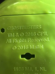 Ghostbusters 2016 Slimer Mattel Pull Tongue Talking Toy Tested Working ~ 6” Tall