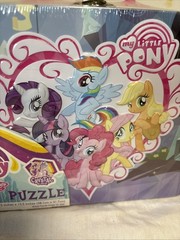 2014 My Little Pony LUNCHBOX PUZZLE 48 pc Rainbow Power Crystal Empire 9.1 x 10