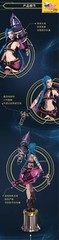League of Legends LOL Jinx Pen Figure Outbreak Lori Model Figure