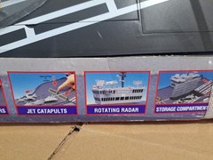 G.I. JOE USS Saratoga Motorized Aircraft Carrier #05225T Released in 2002