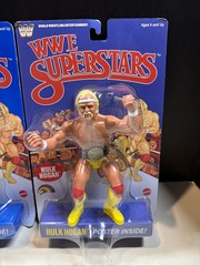 WWE LJN MATTEL SUPERSTARS HULK HOGAN TAN SKIN & Regular Figure Pair Two w/ Belt