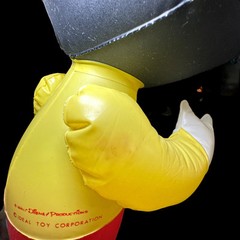 Mickey Mouse & Donald Duck 23″ Inflatable Blow-Up Toys Disney VtG 1960s
