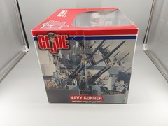 GI Joe Navy Gunner w/ 40mm Twin Mount Anti-Aircraft Hasbro 2000