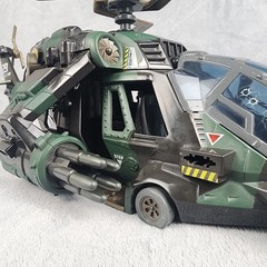 GI Joe Night Attack Chopper 2002 Hasbro Sound Attack Helicopter Vehicle