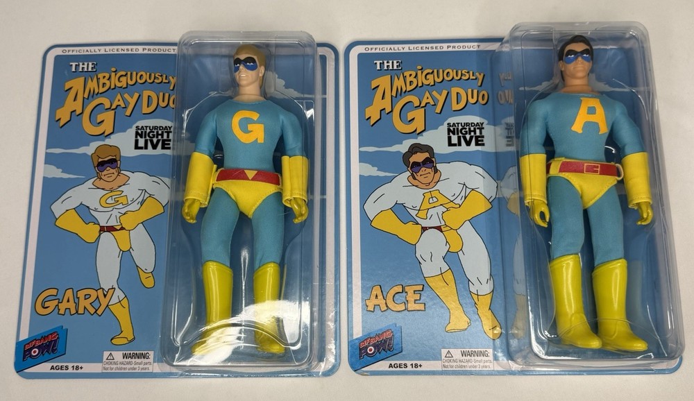 SNL The Ambiguously Gay Duo ACE & GARY 8″ Action Figures – Set