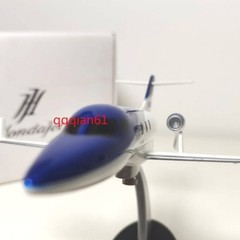 HondaJet Metal Commercial Aircraft Jet Airplane Model Diecast Plane Blue 1:72