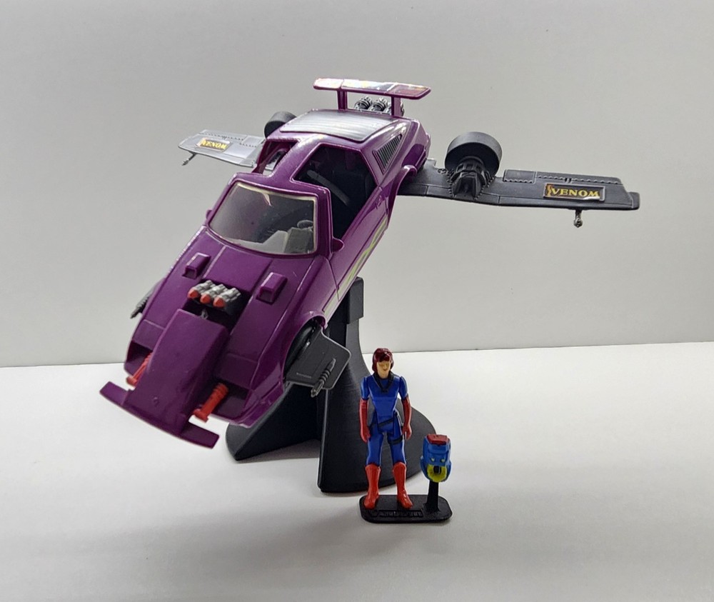 3D Printed Display Stand For M.A.S.K Manta In flight Mode.