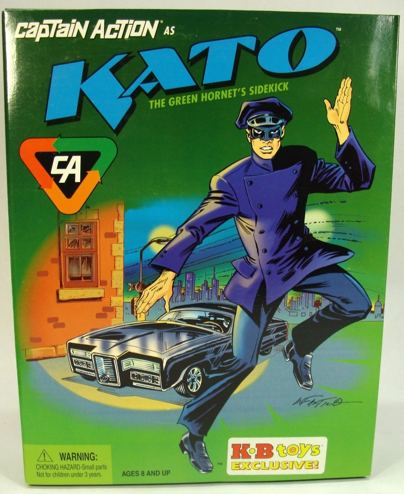 VINTAGE PLAYING MANTIS 1998 KATO GREEN HORNET’S (BRUCE LEE) 12″ FIG KB TOYS EXCL