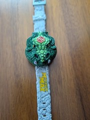 MIGHTY MAX Slays The Doom Dragon Wrist Watch 1994 Wesco Blue Bird Snake