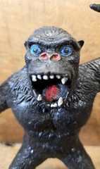 Vintage Hong Kong Soft Vinyl King Kong Gorilla Monster Figure Kaiju Sofubi Style