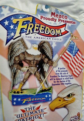 2002 FREEDOM THE AMERICAN EAGLE 8″ 9/11 Commemorative Action Figure MEZCO Sealed