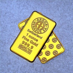 1 oz Swiss Argor Heraeus Gold Bar Gold Coin Bullion Acrylic Seal Packaging