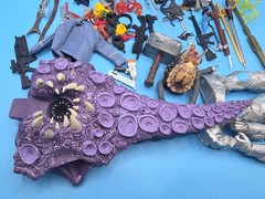 Marvel Legends DC & NECA Parts Acessories Lot Mr Freeze Guns Swords Hands Heads