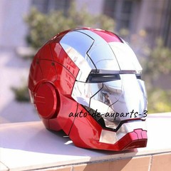 Autoking Iron Man Mk5 1:1 Helmet Wearable Voice-control Mask Cosplay Silver/Gold