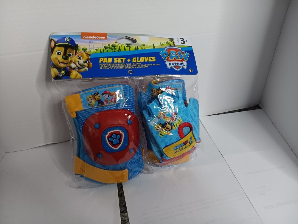 PAW PATROL PUP PALS KIDS’ BIKE knee pads and gloves SET, AGES 3+