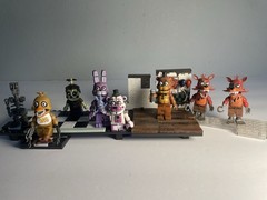 *RETIRED RARE* Mcfarlane FNAF Five Nights At Freddy’s Minifigures & Set Parts