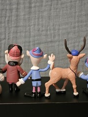 2002-2003 Playing Mantis/The Rudolph Company Rudolph Mini Figures Set Of 10
