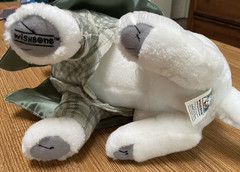 VTG Wishbone Sherlock Holmes Plush Dog 1996 Big Feasts! Jack Russell Terrier PBS