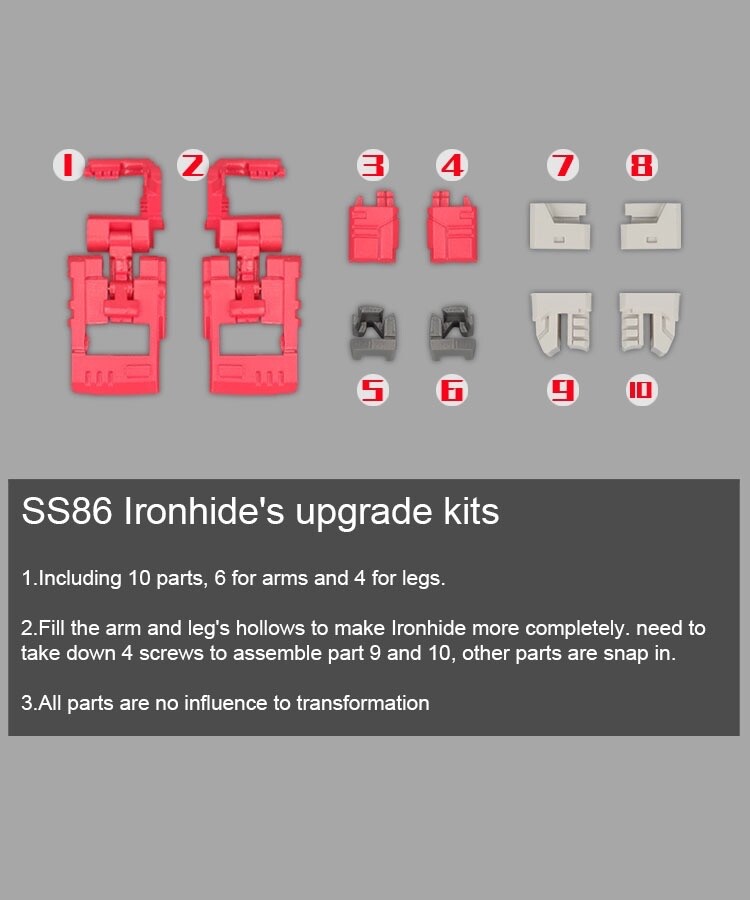 Go better studio GB-1063 upgrade kit for SS86 Ironhide,in stock.