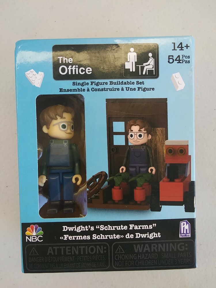 Phatmojo THE OFFICE Single Figure Dwight’s “Schrute Farms” Buildable Set 2020