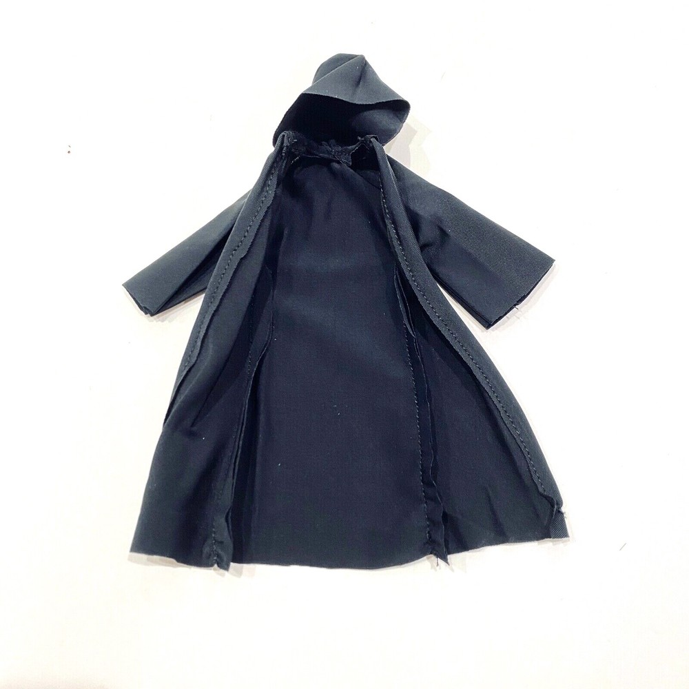 SU-R-BK: 1/12 scale Black Wired Fabric Robe for 6″ Star Wars Figure
