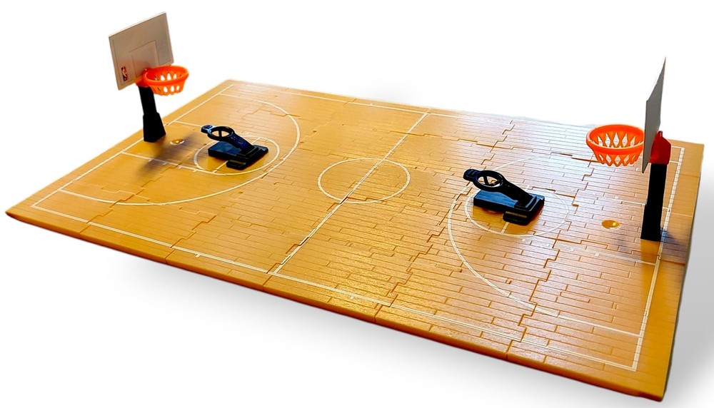 5 Surprise NBA Ballers Full Court with Hoops Figure Accessory [Loose]