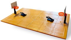 5 Surprise NBA Ballers Full Court with Hoops Figure Accessory [Loose]