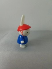 Miffy’s Adventures Figurine Bunny Rabbit Miffy Wearing Bike Helmet Movable Toy