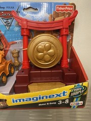 RARE Fisher Price Imaginext Disney Pixar Cars 2 Mater & Gong Toys R Us Exclusive