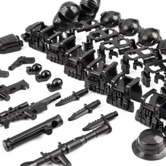 Military Toy Set 83 Piece Guns Pistols Body Armor Hat Belt Accessories for Role
