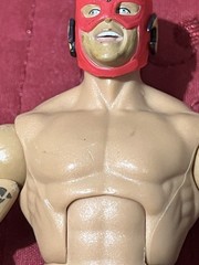 WWE Elite Mattel DC FLASH REY MYSTERIO Ringside Wrestlemania XX 20 – NO SHIRT