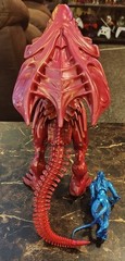 Giant Alien Queen 13″ & Blue Lanard Alien 7″ XENOMORPHs Action Figure Lot