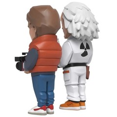 Mighty Jaxx Back To The Future BY YARMS DOC BROWN & MARTY MCFLY Vinyl Figure SET