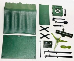 GI Joe 1984 BIVOUAC Complele Unbroken Vintage Hasbro Battlefield Accessories