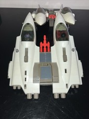 Pair Starcom SF/B Starhawk Incomplete with 4 Figures Coleco 1986 READ!!!!